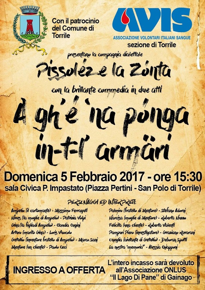 COMMEDIA DIALETTALE 5 FEBBRAIO